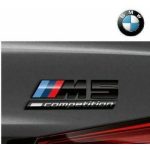 Original BMW M5 Competition Gloss Black Emblem Bagasi belakang mobil