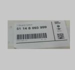 BMW G05 X7 Cerium Grey Badge Emblem Logo Bagasi Belakang 51148093999 - Image 4