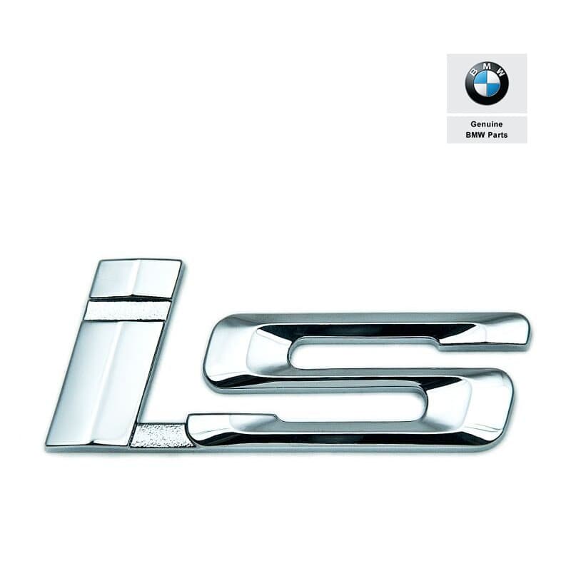 51148122481_A Original BMW E36 " iS " Badge Emblem Bagasi belakang mobil 51148122481 - Image 1