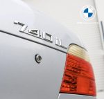 Original BMW E32 E38 740iL 740 iL Badge Emblem Logo Bagasi Belakang