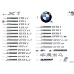 Ori BMW F48 X1 Pre-LCI Badge Emblem Logo Bagasi Belakang 51148496005 - Image 3