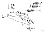 Original BMW E30 Panel Partisi Konsol Tengah Black 51161888121 - Image 4