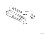 Original BMW E30 Asbak Konsol Tengah Belakang 51161904809 - Gambar 5