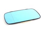 Original BMW E21 E30 Wide Angle Blue Tinted Mirror Glass Kaca Spion