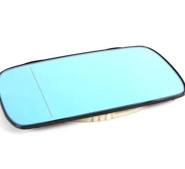 Original BMW E21 E30 Wide Angle Blue Tinted Mirror Glass Kaca Spion
