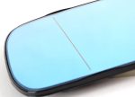 Original BMW E21 E30 Wide Angle Blue Tinted Mirror Glass Kaca Spion - Image 3