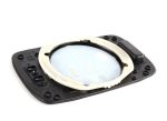 Original BMW E21 E30 Wide Angle Blue Tinted Mirror Glass Kaca Spion - Image 4