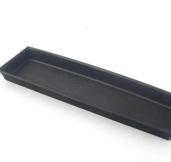 Original BMW E66 Armrest Storage Tray Mat Tatakan Karet Konsol Kiri