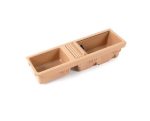BMW E46 Storage Partisi Konsol Tengah model Krey Beige 51167038325 - Image 3