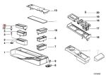 BMW E36 Tray Partisi Peyimpanan Konsol Tengah Depan 51168119624 - Gambar 5