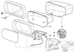 Original BMW E38 E39 Frame Ring Kaca Spion Electric Folding KIRI - Image 5