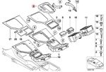Original BMW E39 Steptronic Shift Selector Cover Trim Konsol Tengah - Image 4