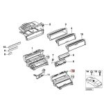 Original BMW E46 Instrument Panel Switch Centre Konsol Asbak Tengah - Image 5