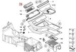 Original BMW E53 X5 Tatakan Asbak Tray Partisi Konsol Tengah - Image 5