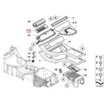 Original BMW E53 X5 Tatakan Tray Partisi Asbak Konsol Tengah - Image 4