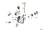 Original BMW E30 E36 Z3 Lock Button Pin Kunci Pintu Black 51211852140 - Image 5