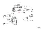 Original BMW E34 E36 Z3 Karet Seal Gasket Handle Pintu 51211977669 - Image 5