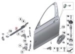 Original BMW F02 Front Door Brake - Stopper Penahan Pintu Depan KIRI - Image 3
