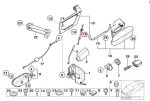 Original BMW E39 Kabel Bowden Tarikan Handle Pintu Depan - Image 5