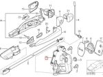 BMW E46 Coupe Cabrio Latch Door Lock Actuator Pintu DEPAN KANAN 51218208712 - Gambar 5