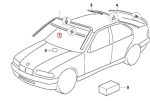 Original BMW E36 Seal Karet Kaca Depan Atas - Gambar 6