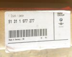 Original BMW E36 Karet Trim Keliling Kaca Belakang Genuine 51311977277 - Image 5