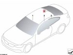 Original BMW F32 F82 M4 Rear Window Kaca Belakang 51317285917 - Image 3