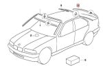 Original BMW E36 Karet Kaca Belakang Bawah Window Seal - Gambar 4