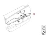 Original BMW E90 LCI Trim Handle Armrest Pintu Driver Beige KANAN - Image 4