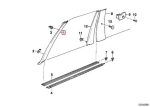 Original BMW E30 Pilar A Interior Hitam KANAN 51431884374 - Image 3
