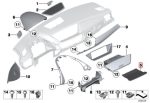BMW E84 X1 Tray Mat Tatakan karet Konsol Laci Dashboard 5145299177 - Image 3