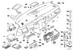 Original BMW E60 CIC Dashboard Trim Panel Cover AC Tengah 51456976361 - Image 5