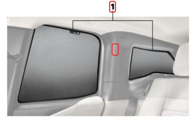 51462349827_A BMW i3 I01 Sun Blind Tirai Pelindung Sinar Matahari Samping Belakang - Image 1