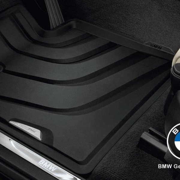 Original BMW F25 X3 All Weather Floor Mats Karpet Karet Mobil Depan Belakang SET