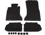 Original BMW F10 Sedan All Weather Floor Mats Karpet Karet Mobil