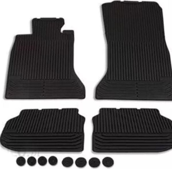 Original BMW F10 Sedan All Weather Floor Mats Karpet Karet Mobil
