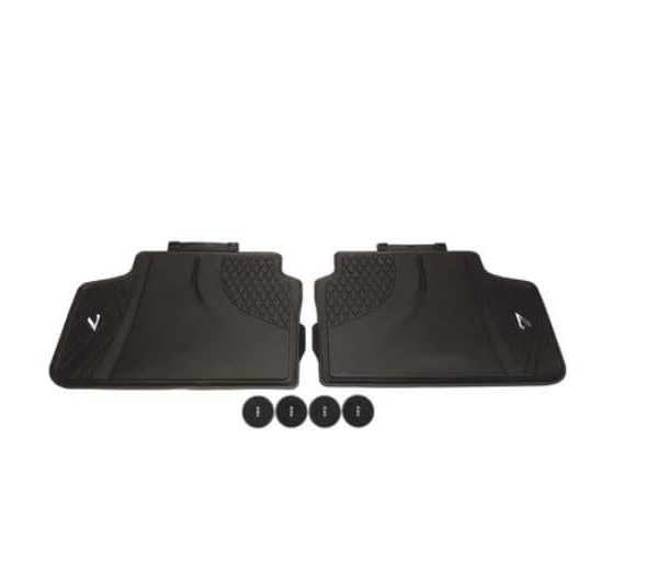 Original BMW G12 All Weather Floor Mats Karpet Karet Mobil Belakang