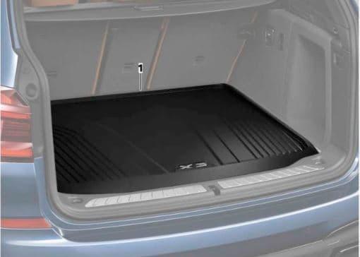 Original BMW G01 X3 Karpet Karet Bagasi All Weather Luggage Mats