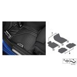 Original BMW G20 3 Series All Weather Floor Mats Karpet Karet Mobil - Gambar 4
