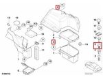 Original BMW E46 Lock Screw Button Kancing Pengunci Trim Bagasi 51478248015 - Image 5