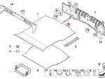 Original BMW E46 E60 Cantelan Lantai Bagasi Holding Strap 51478256162 - Image 5