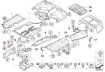 BMW E81 E82 E87 E88 Heat Insulation Peredam Panas Depan Kanan Atas - Image 5