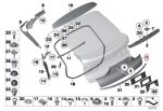 Original BMW F07 5 Series GT Trunk Lid Finisher Panel Plastik Bagasi