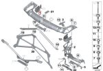 Original BMW F30 F32 F35 F36 Front Crosslink Mounting 51647245786 - Image 4