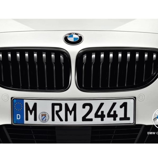 Original BMW F06 F12 F13 LCI Facelift M Performance High Gloss Black Kidney Grille SET KIRI KANAN