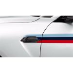 Original BMW F87 M2 M Performance Cover Grill Fender Depan Gloss Black - Gambar 3