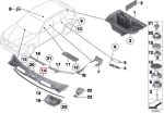 BMW E84 X1 Wiper Deck Cover Trim Talang Air Bawah Kaca 51712990143 - Image 4