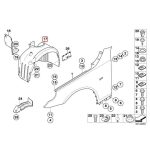 Original BMW E60 E61 Inner Fender Liner Roda Depan KIRI 51717033749 - Image 4
