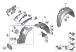 Original BMW E84 X1 Inner Fender Liner Depan KIRI 51717290159 - Image 5