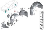 Original BMW G30 G31 Inner Cover Fender Liner Depan KANAN 51717340786 - Image 5